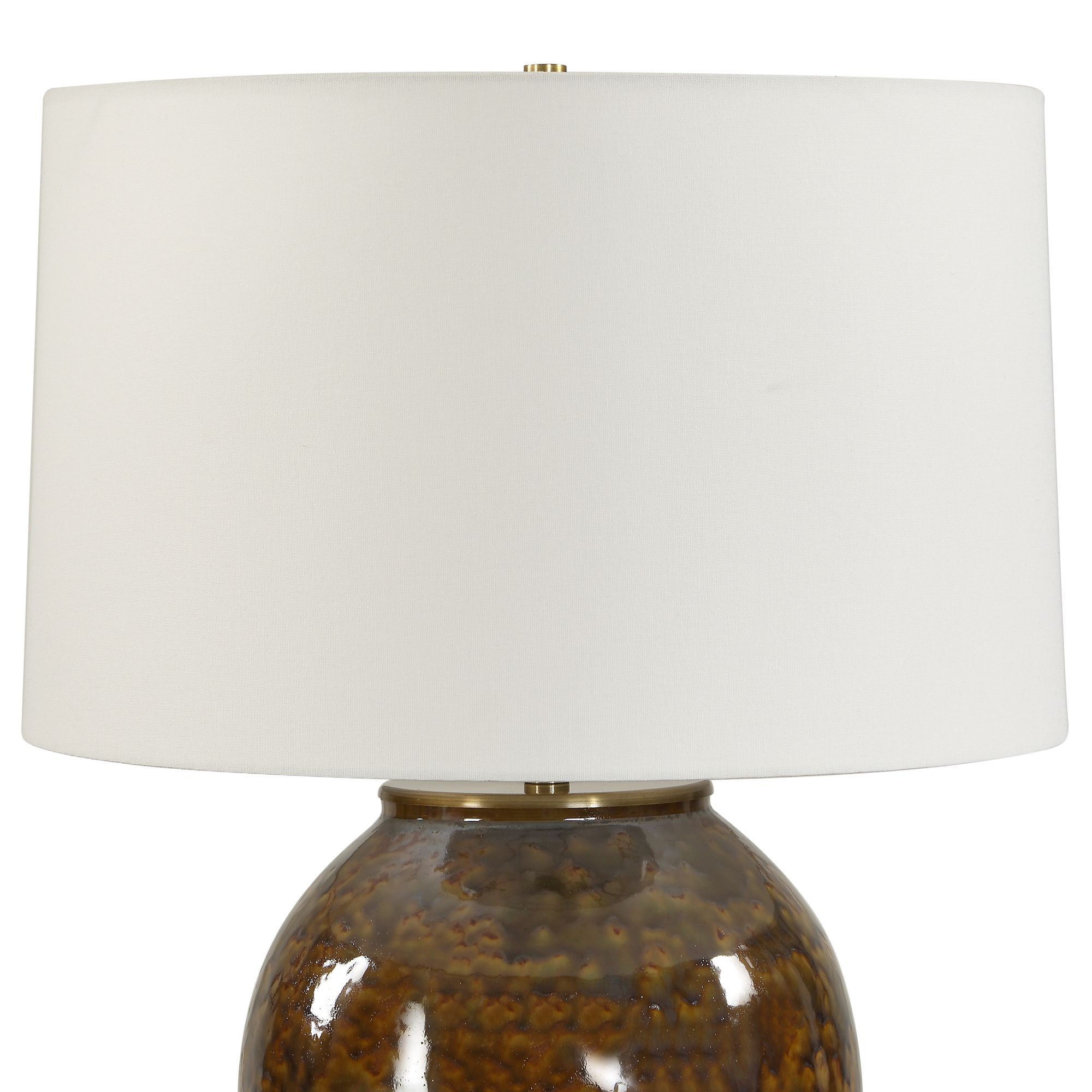 Image 6 Uttermost Rye 25 3/4" Rust Ceramic Table Lamp more views