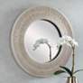 Uttermost Sailor&#39;s Knot Small White 33" Round Mirror