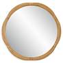 2_Uttermost Salina 39.75" Bamboo Round Wall Mirror