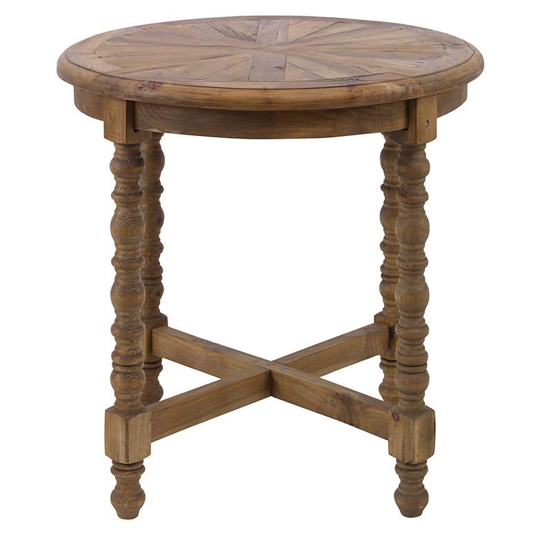 Image 5 Uttermost Samuelle 26" Wide Reclaimed Wood End Table more views