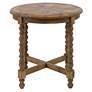 5_Uttermost Samuelle 26" Wide Reclaimed Wood End Table more views