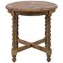 Uttermost Samuelle 26" Wide Reclaimed Wood End Table in scene