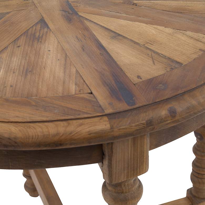 Image 6 Uttermost Samuelle 26" Wide Reclaimed Wood End Table more views