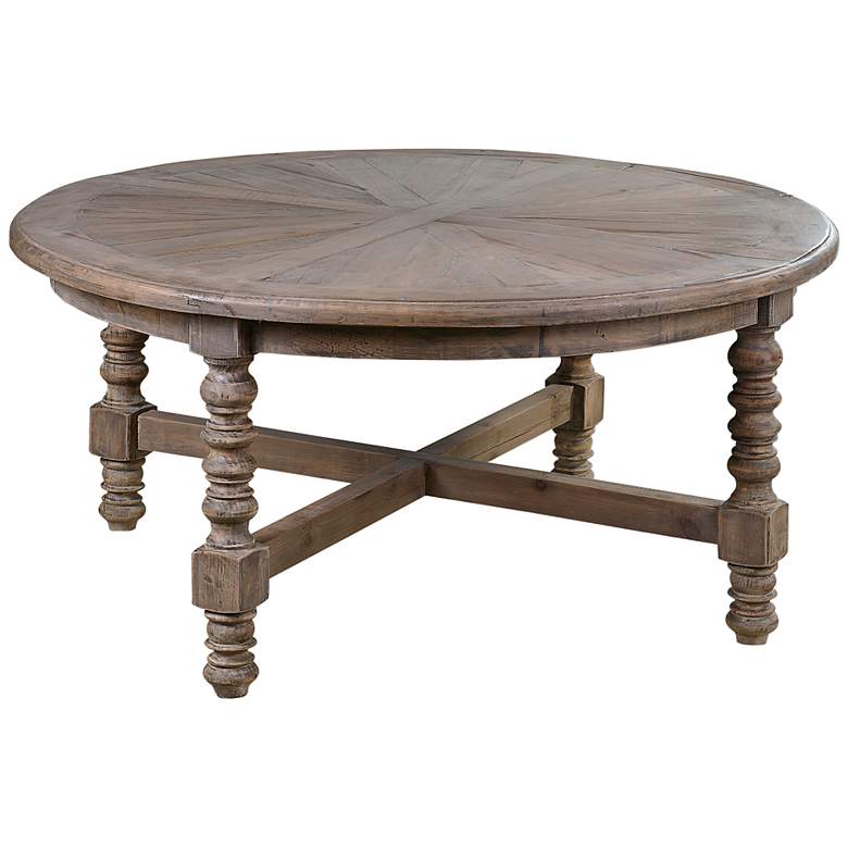 Image 2 Uttermost Samuelle Reclaimed Wood Coffee Table
