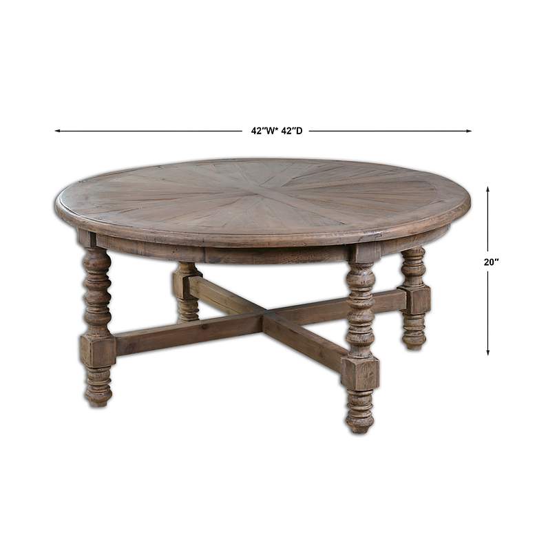 Image 3 Uttermost Samuelle Reclaimed Wood Coffee Table more views