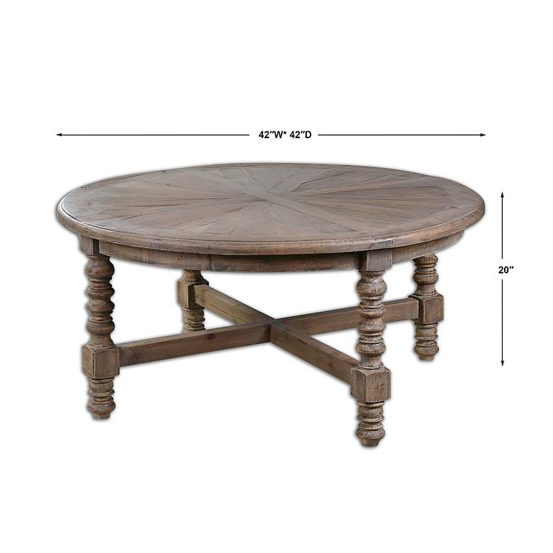 Image 4 Uttermost Samuelle Reclaimed Wood Coffee Table more views