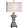 Uttermost San Marcello Ceramic Rust And Blue Table Lamp