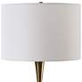 5_Uttermost Sanctuary 35 1/4" Modern Green Glass Table Lamp more views