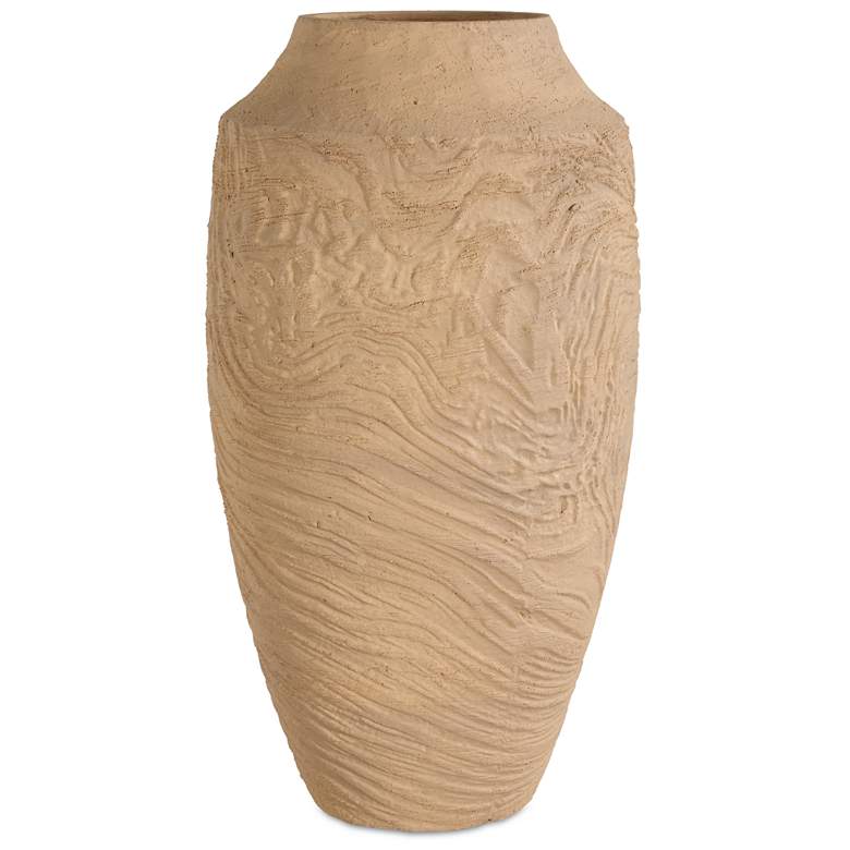 Image 2 Uttermost Sandstone Flow Large Terracotta Vase