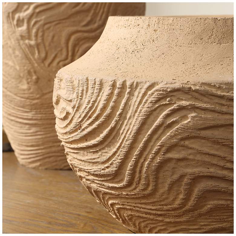 Image 4 Uttermost Sandstone Flow Small Terracotta Vase more views