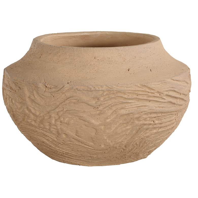 Image 5 Uttermost Sandstone Flow Small Terracotta Vase more views