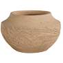 5_Uttermost Sandstone Flow Small Terracotta Vase more views