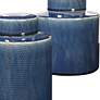 Uttermost Saniya Saphhire Blue Ceramic Containers Set of 2