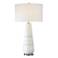 Uttermost Santino Crackled Ivory Ceramic Table Lamp