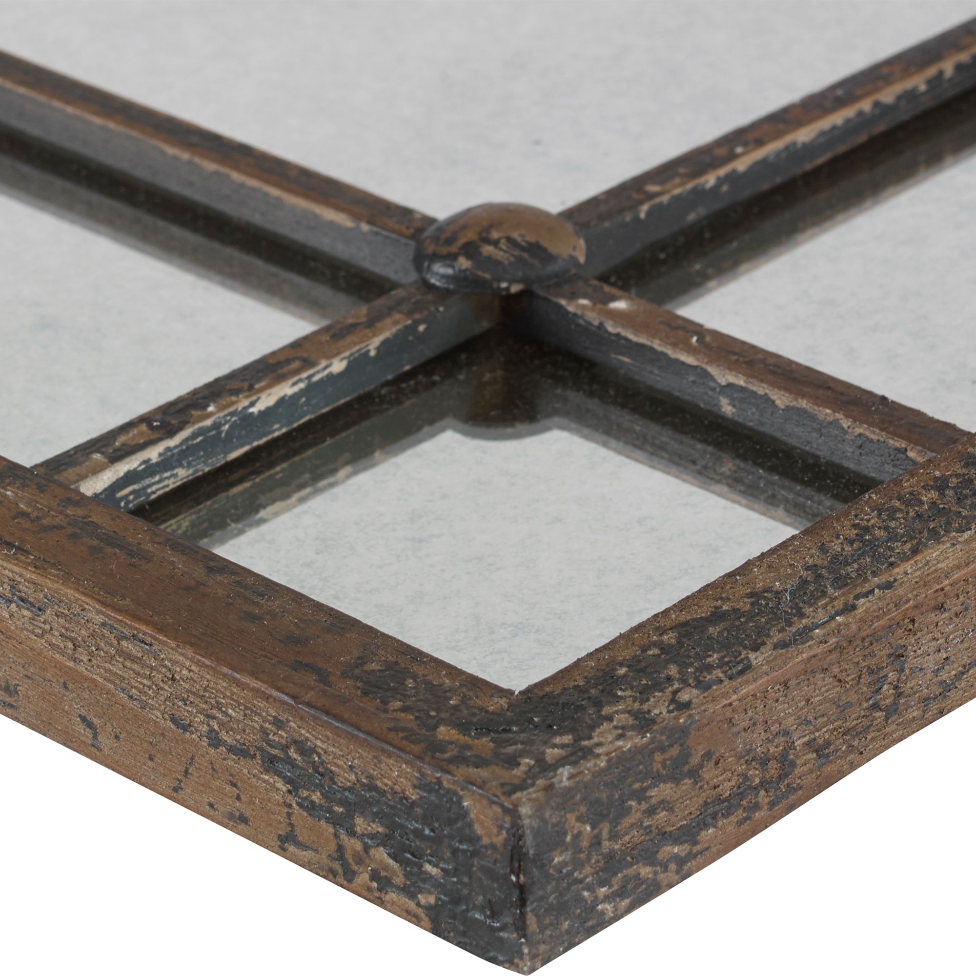 Image 5 Uttermost Saragano 19" Square Distressed Wall Mirrors Set of 2 more views
