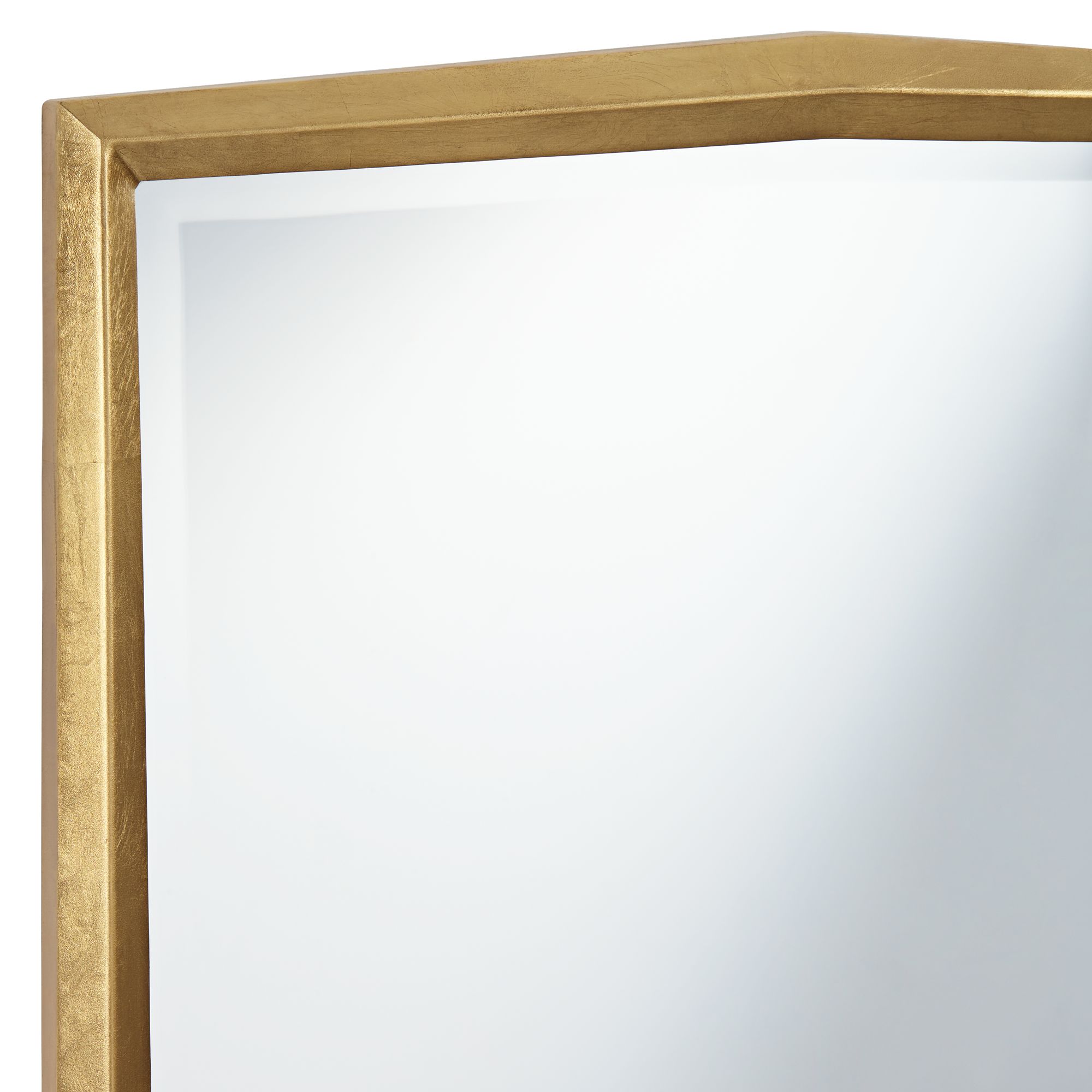 Image 3 Uttermost Saratoga 24x40 Beveled Warm Gold Finish Wall Mirror more views