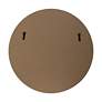5_Uttermost Saul Charcoal Concrete 30" Round Wall Mirror more views