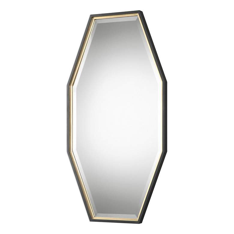 Image 3 Uttermost Savion Espresso and Gold 24 inch x 46 inch Wall Mirror more views