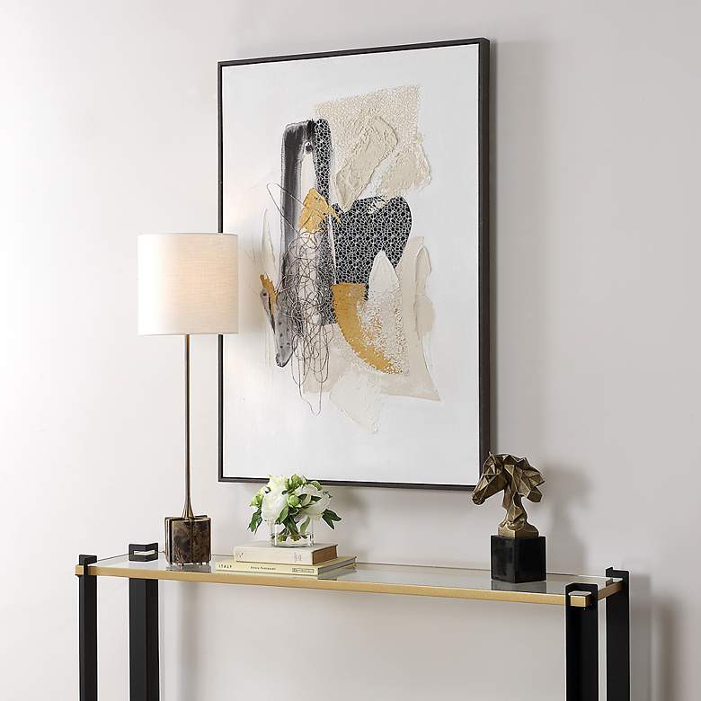 Image 3 Uttermost Scatter 32 1/2" x 48" Hand Painted Canvas more views