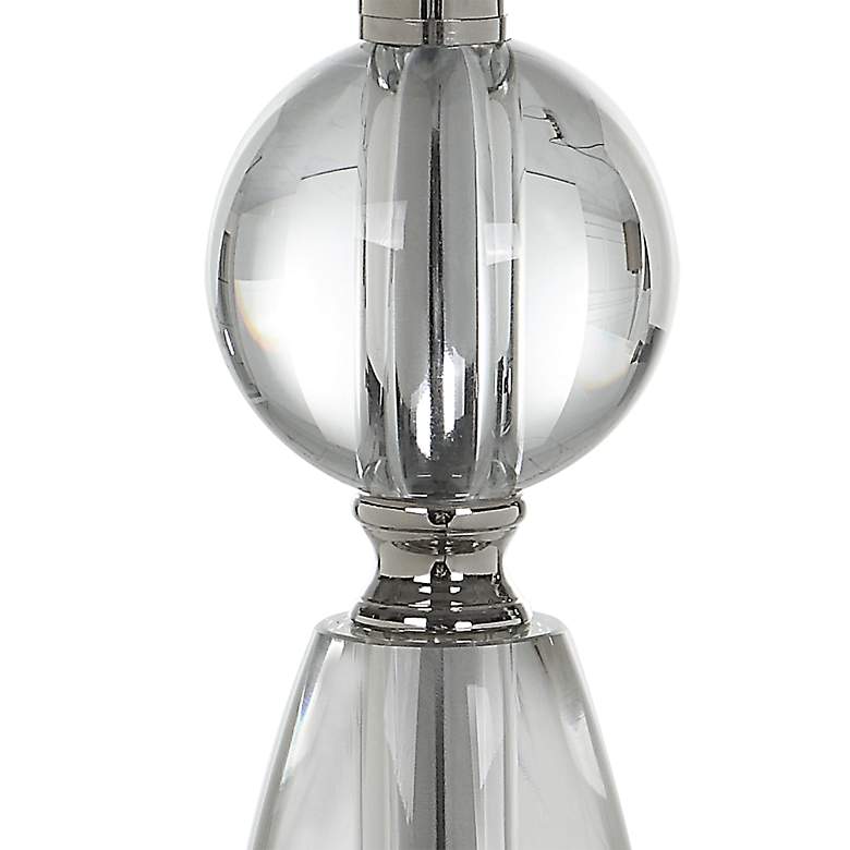 Image 5 Uttermost Sceptre 35 1/2" Polished Nickel Crystal Buffet Table Lamp more views