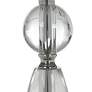 Uttermost Sceptre 35 1/2" Polished Nickel Crystal Buffet Table Lamp