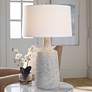 Thumbnail1 of Uttermost Scouts 28 1/2" Mottled Gray Off-White Ceramic Table Lamp