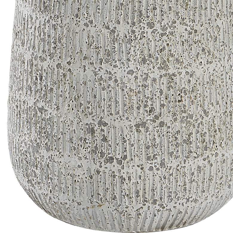 Image 6 Uttermost Scouts 28 1/2" Mottled Gray Off-White Ceramic Table Lamp more views
