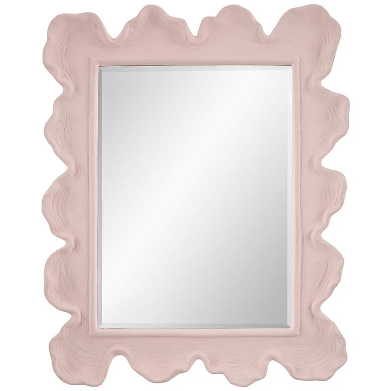Image 2 Uttermost Sea Coral 27 1/8" x 34 1/4" Pink Mirror