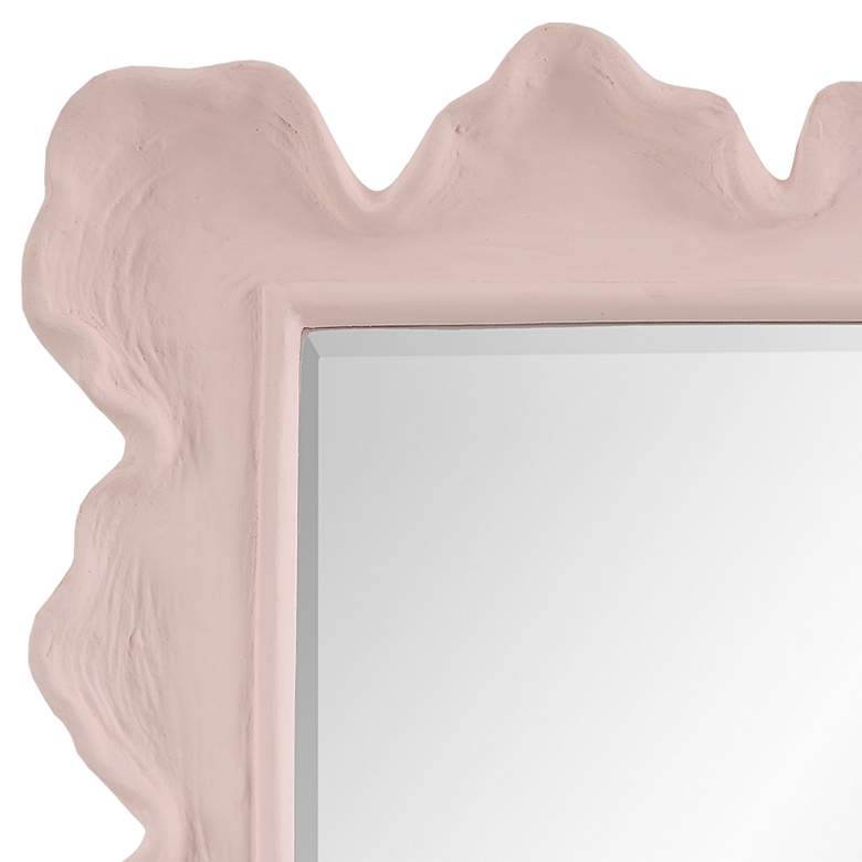Image 3 Uttermost Sea Coral 27 1/8" x 34 1/4" Pink Mirror more views