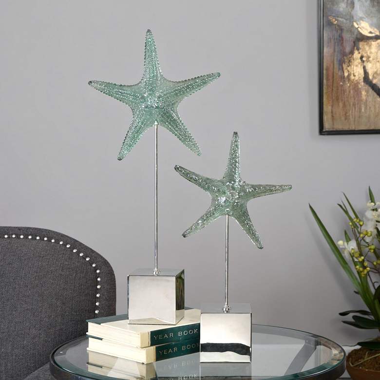 Image 1 Uttermost Sea Starfish Sculptures - Set of 2