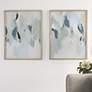 2_Uttermost Seabreeze 42"H 2-Piece Framed Canvas Wall Art Set