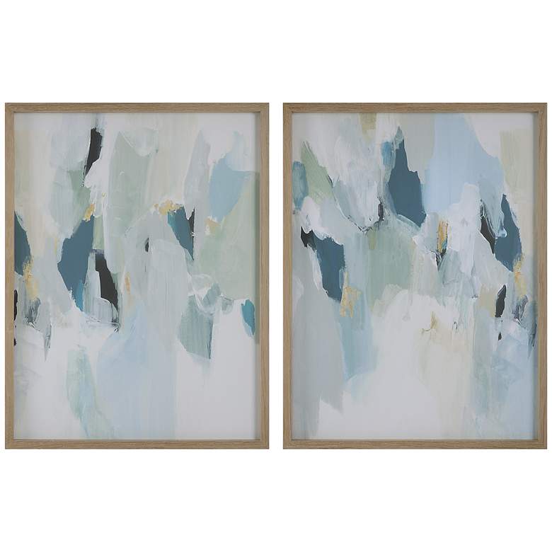 Image 4 Uttermost Seabreeze 42"H 2-Piece Framed Canvas Wall Art Set more views