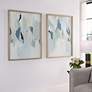 5_Uttermost Seabreeze 42"H 2-Piece Framed Canvas Wall Art Set more views