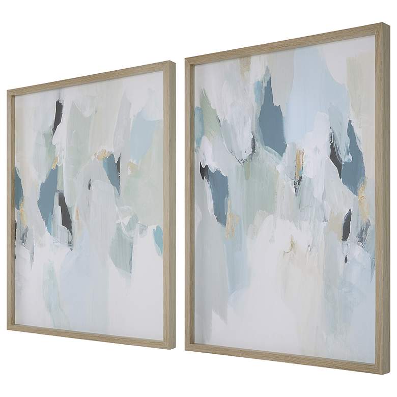 Image 6 Uttermost Seabreeze 42"H 2-Piece Framed Canvas Wall Art Set more views