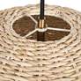Uttermost Seagrass Dome 24" Wide Natural Corn Rope Pendant Light