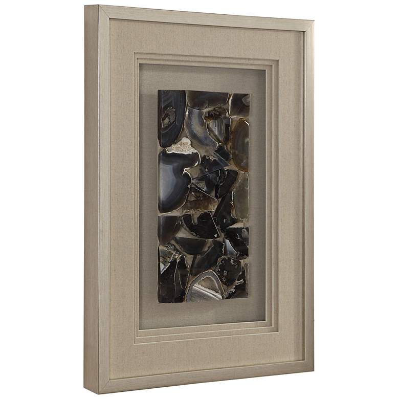 Image 3 Uttermost Seana Agate Stones 27 1/2 inchH Shadow Box Wall Art more views