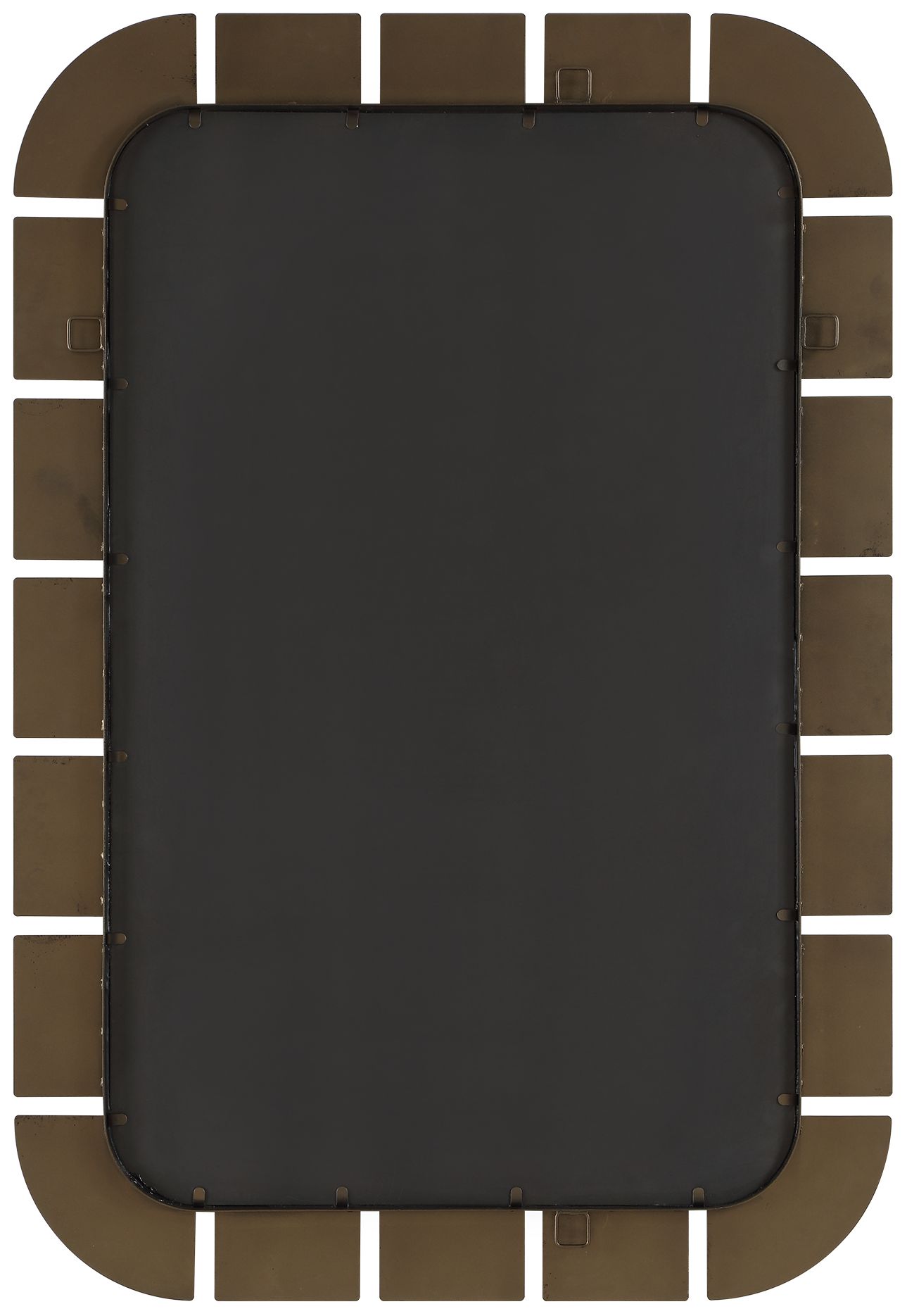 Image 6 Uttermost Segment 37 3/4" x 55 1/2" Dark Bronze and Gold Mirror more views