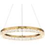 2_Uttermost Segovia 28" Wide Brass LED Chandelier