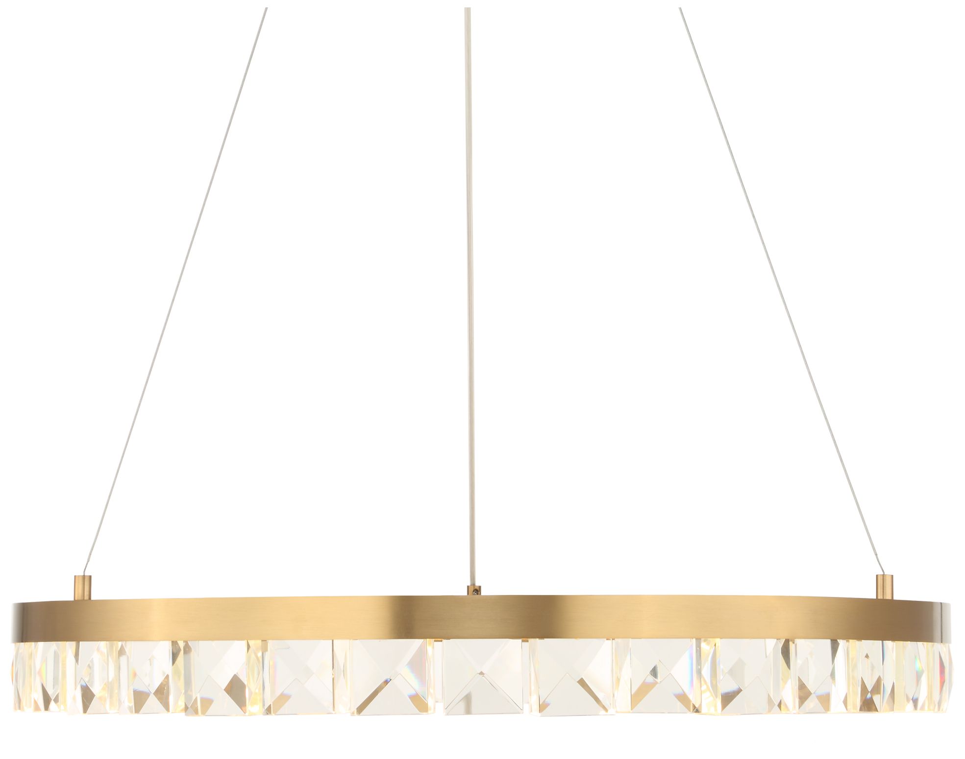 Image 3 Uttermost Segovia 28" Wide Brass LED Chandelier more views