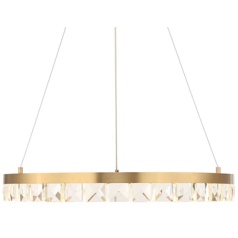 Image 3 Uttermost Segovia 28" Wide Brass LED Chandelier more views