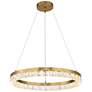 4_Uttermost Segovia 28" Wide Brass LED Chandelier more views