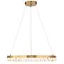 5_Uttermost Segovia 28" Wide Brass LED Chandelier more views