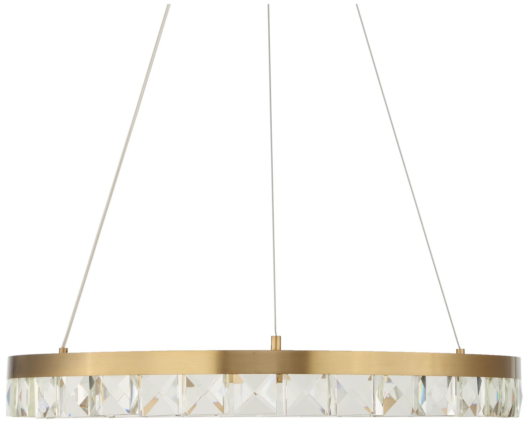 Image 6 Uttermost Segovia 28" Wide Brass LED Chandelier more views