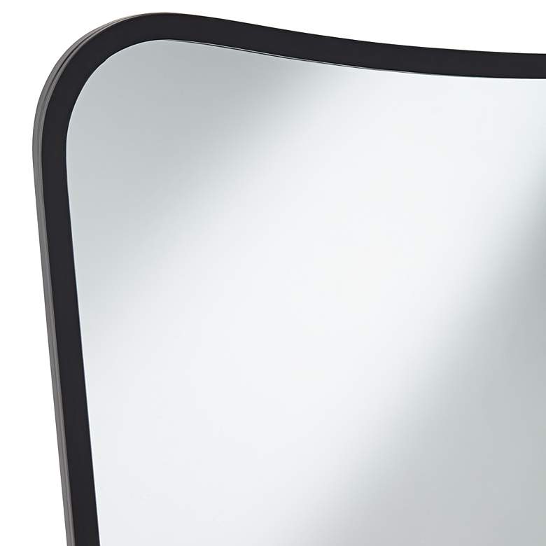 Image 2 Uttermost Segundo Black Metal 22" x 34" Wall Mirrors Set of 2 more views