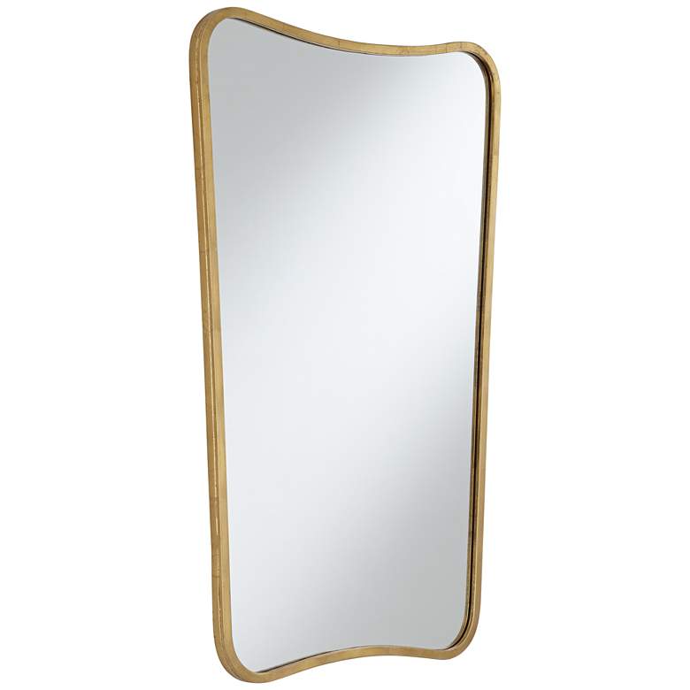 Image 6 Uttermost Segundo Brass Metal 22" x 34" Wall Mirror more views