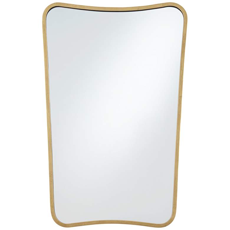 Image 2 Uttermost Segundo Metal Brass 22" x 34" Wall Mirror