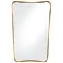 3_Uttermost Segundo Metal Brass 22" x 34" Wall Mirror
