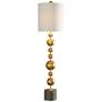 Uttermost Selim 39 1/2" High Metallic Gold Stacked Spheres Buffet Lamp