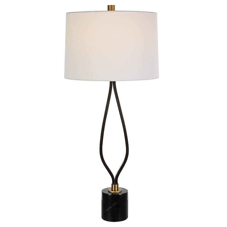 Image 2 Uttermost Separate Paths 36" High Modern Black Table Lamp