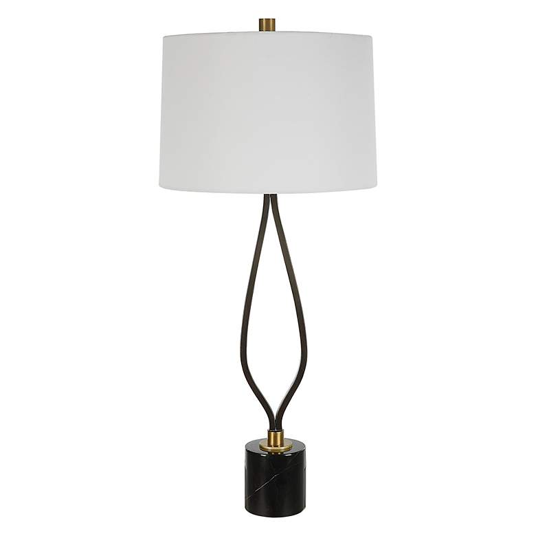 Image 4 Uttermost Separate Paths 36" High Modern Black Table Lamp more views